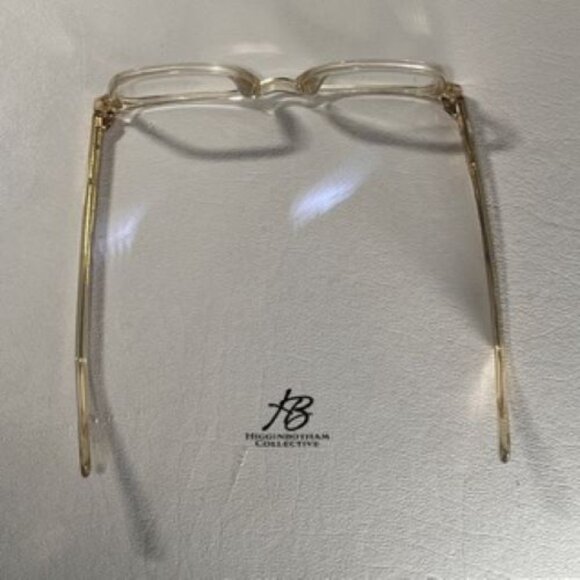 SPEKTRE EYEWEAR GATSBY SQUARE ACETATE EYEGLASS FRAMES CLEAR YELLOW 50-21-145 NEW - Picture 5 of 16